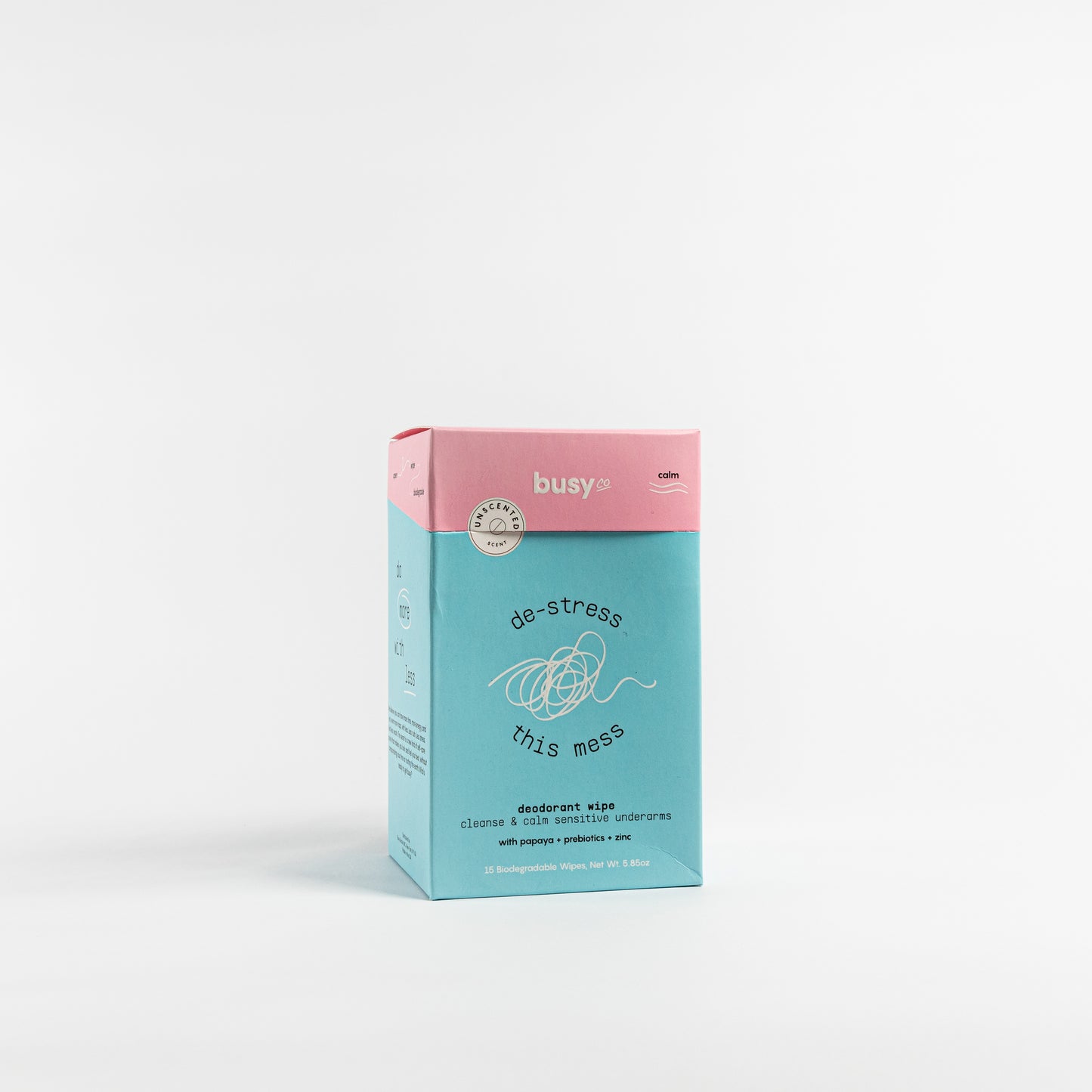 Busy Co. Deodorant Wipes, 120ct