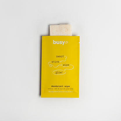 Busy Co. Deodorant Wipes, 120ct