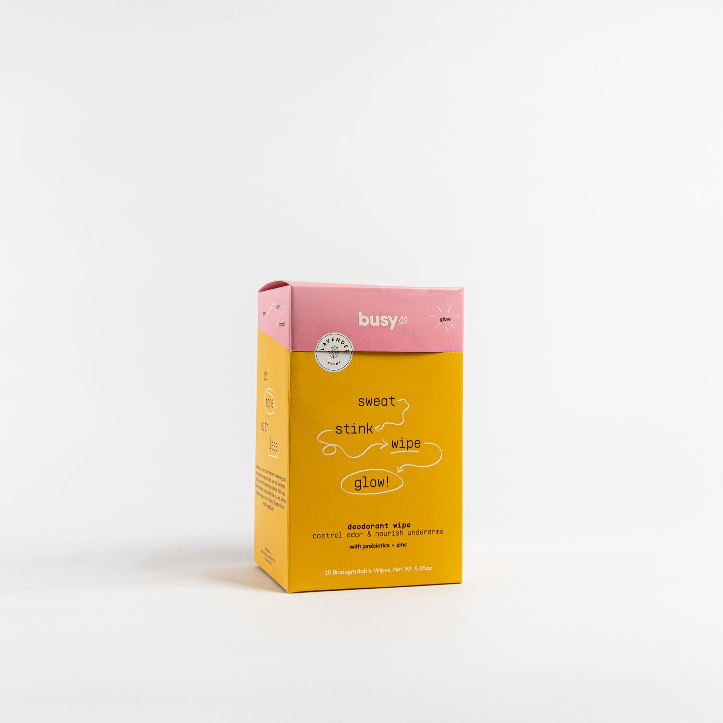 Busy Co. Deodorant Wipes, 120ct