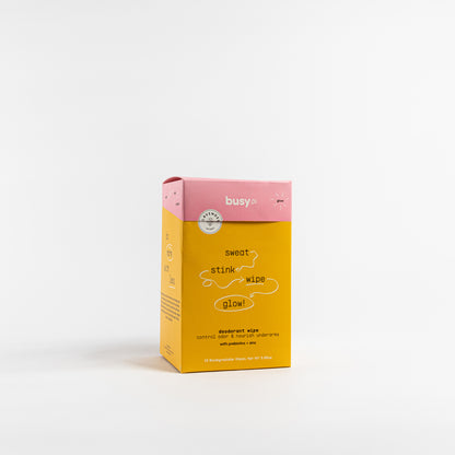 Busy Co. Deodorant Wipes, 120ct