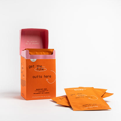 Busy Co. Deodorant Wipes, 120ct