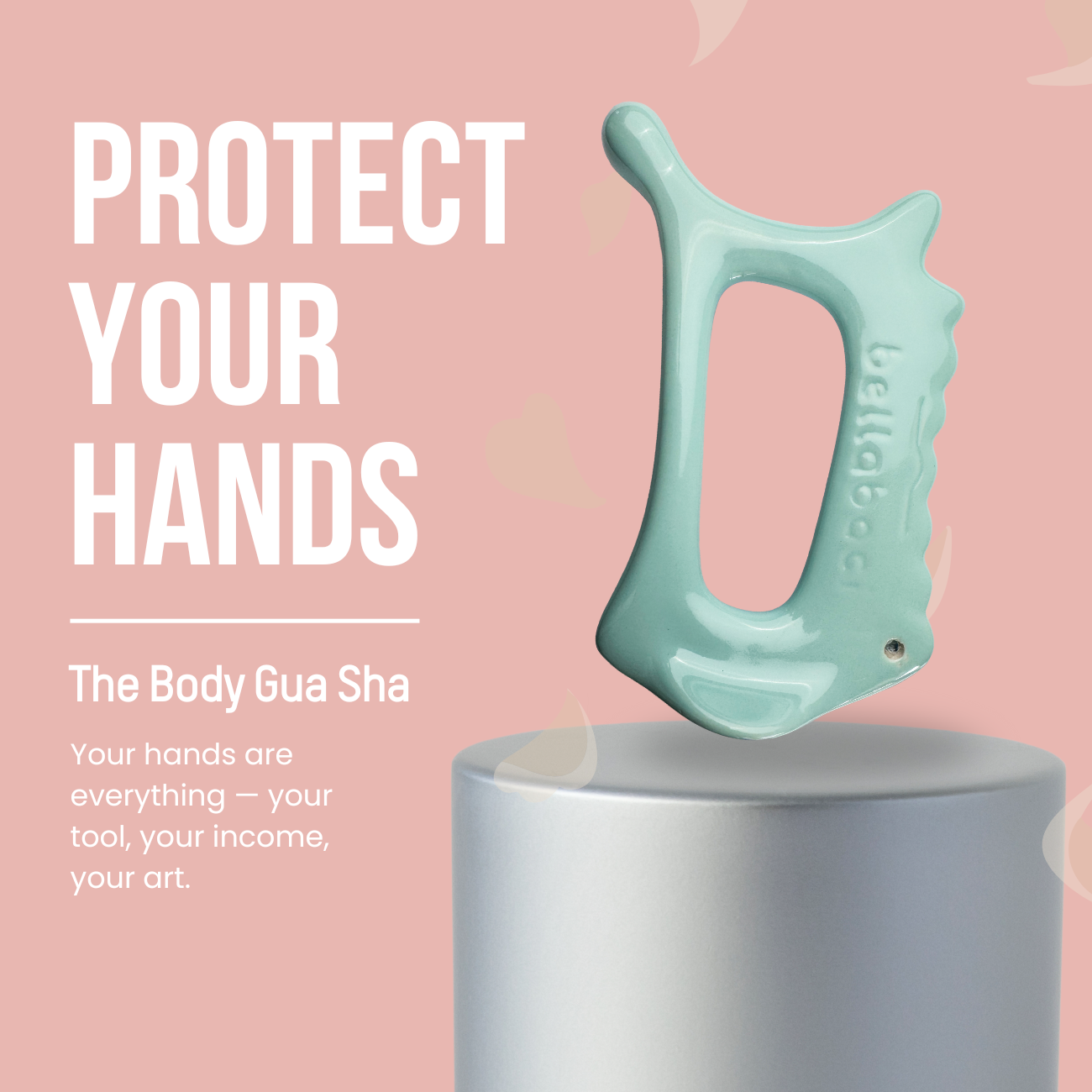 Bellabaci Ceramic Body Gua-Sha, 1 ct