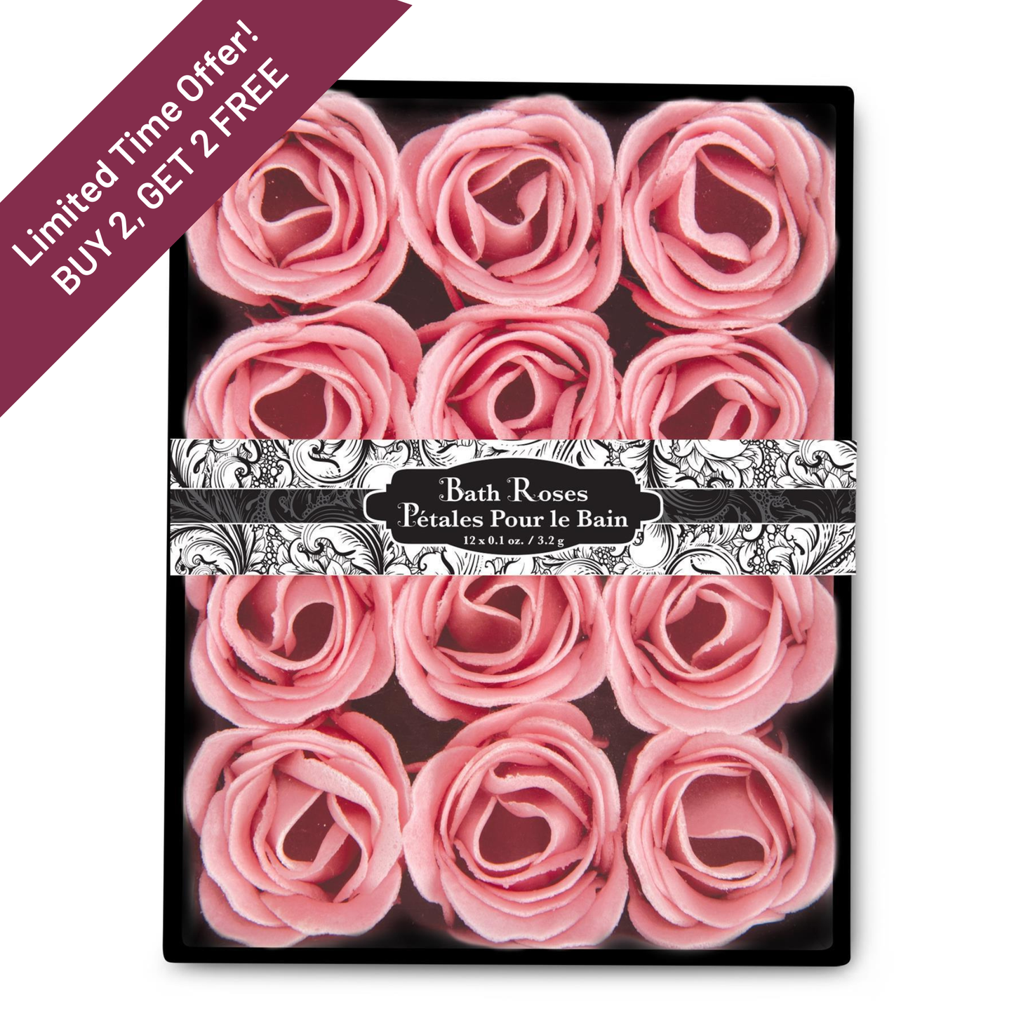 Escape Bath Roses Set, Buy 2 Get 2 FREE!