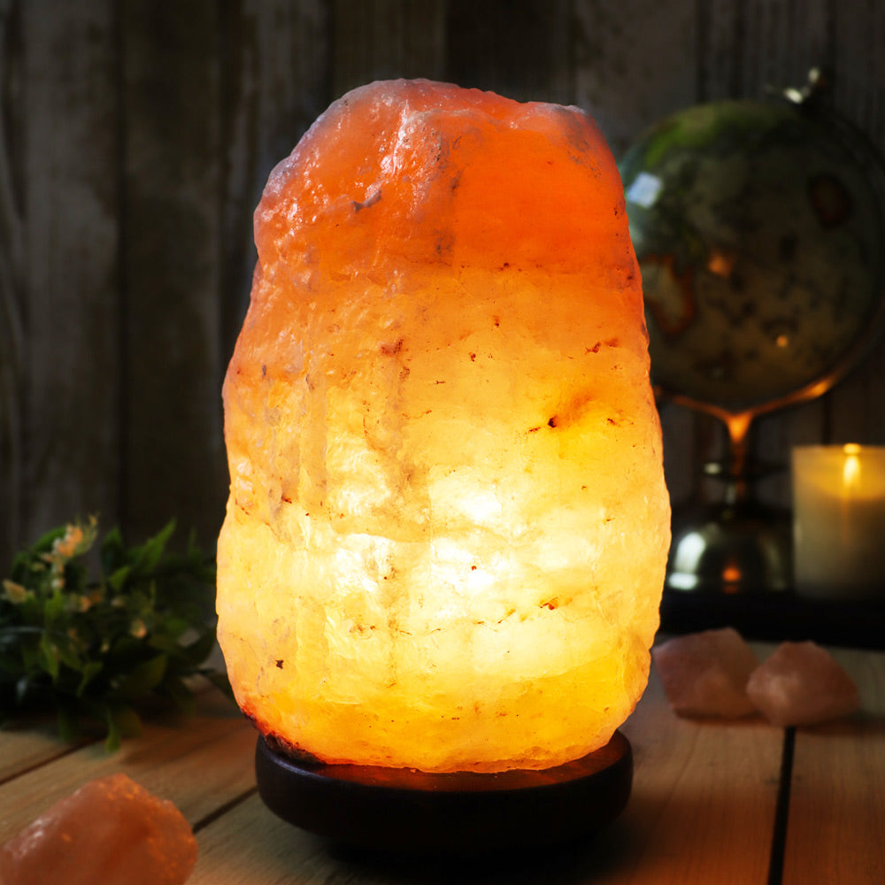 Himalayan Salt Lamp (USB, Natural Crystal)
