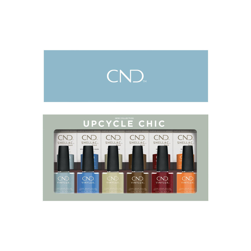 CND Shellac & Vinylux, Prepack, Upcycle Chic, 12 pc