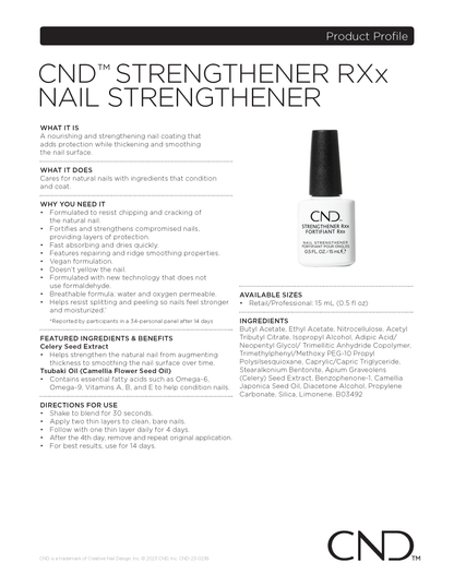 CND Strengthener RXx, 0.5 fl oz