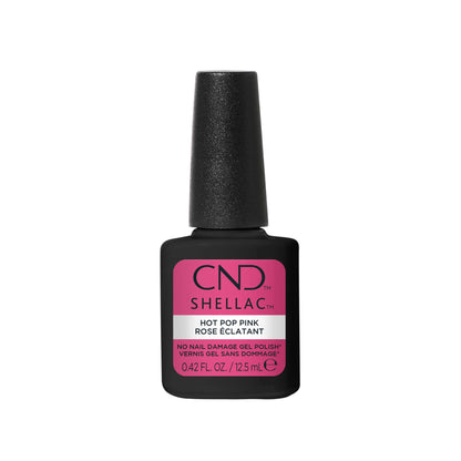 CND Shellac, Hot Pop Pink, 0.42 fl oz