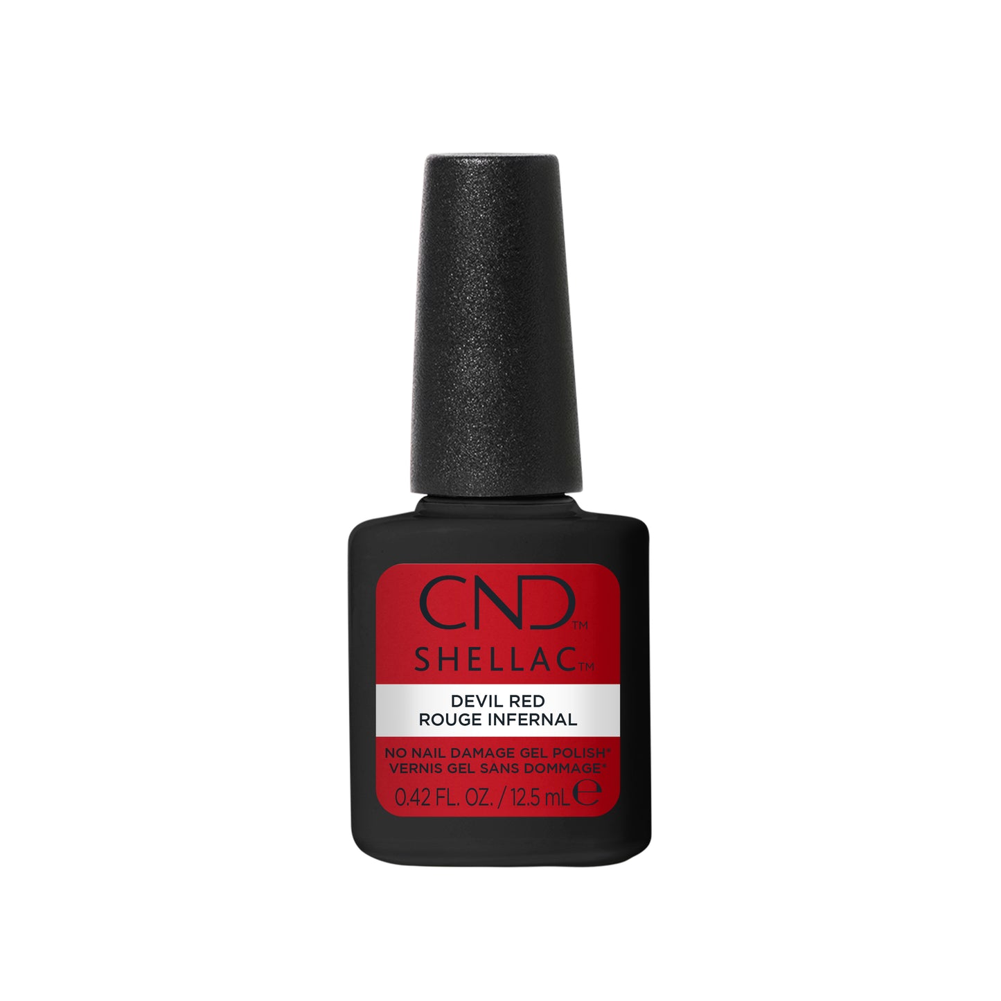 CND Shellac, Devil Red, 0.42 fl oz