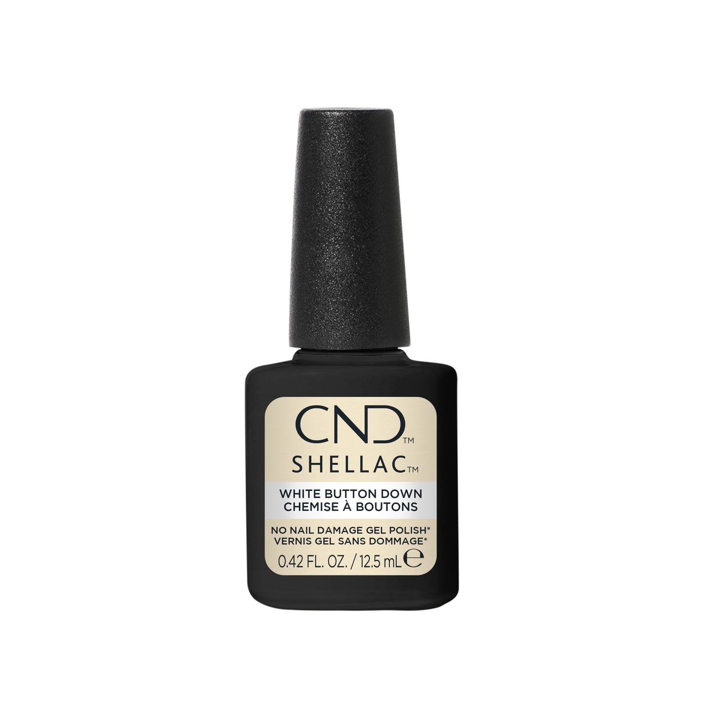 CND Shellac, White Button Down, 0.42 fl oz