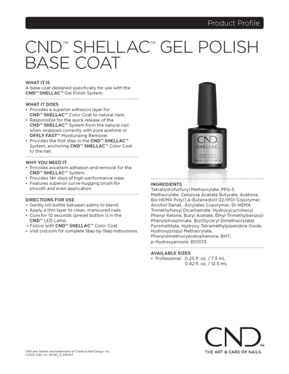 CND Shellac UV Base Coat, 0.25 fl oz