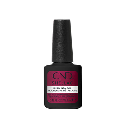 CND Shellac, Burgundy Foil, 0.42 fl oz