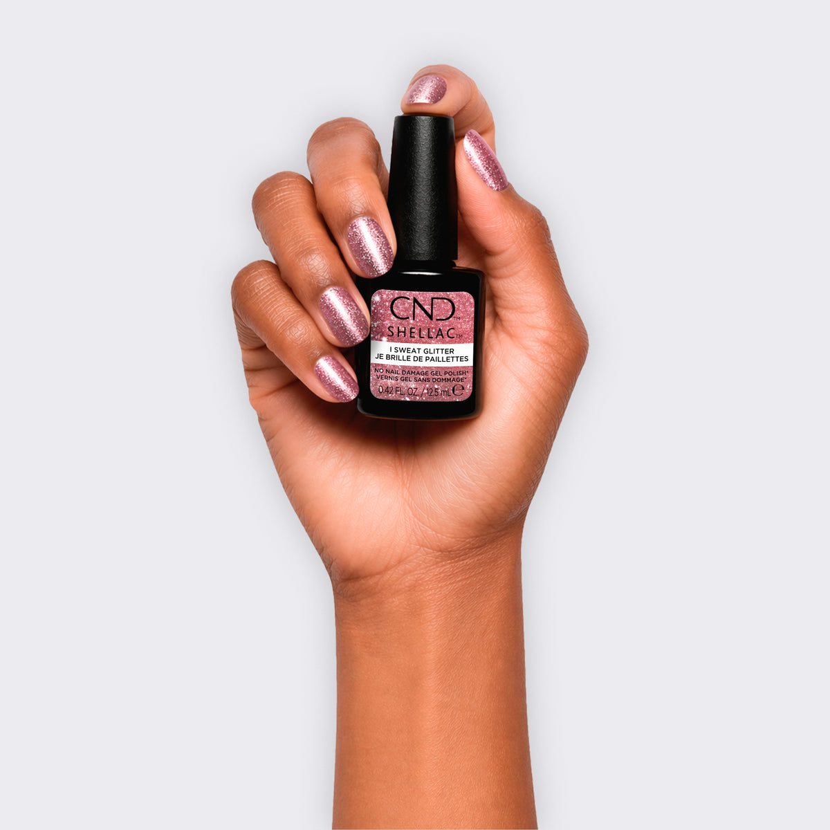 CND Shellac, I Sweat Glitter, 0.42 fl oz