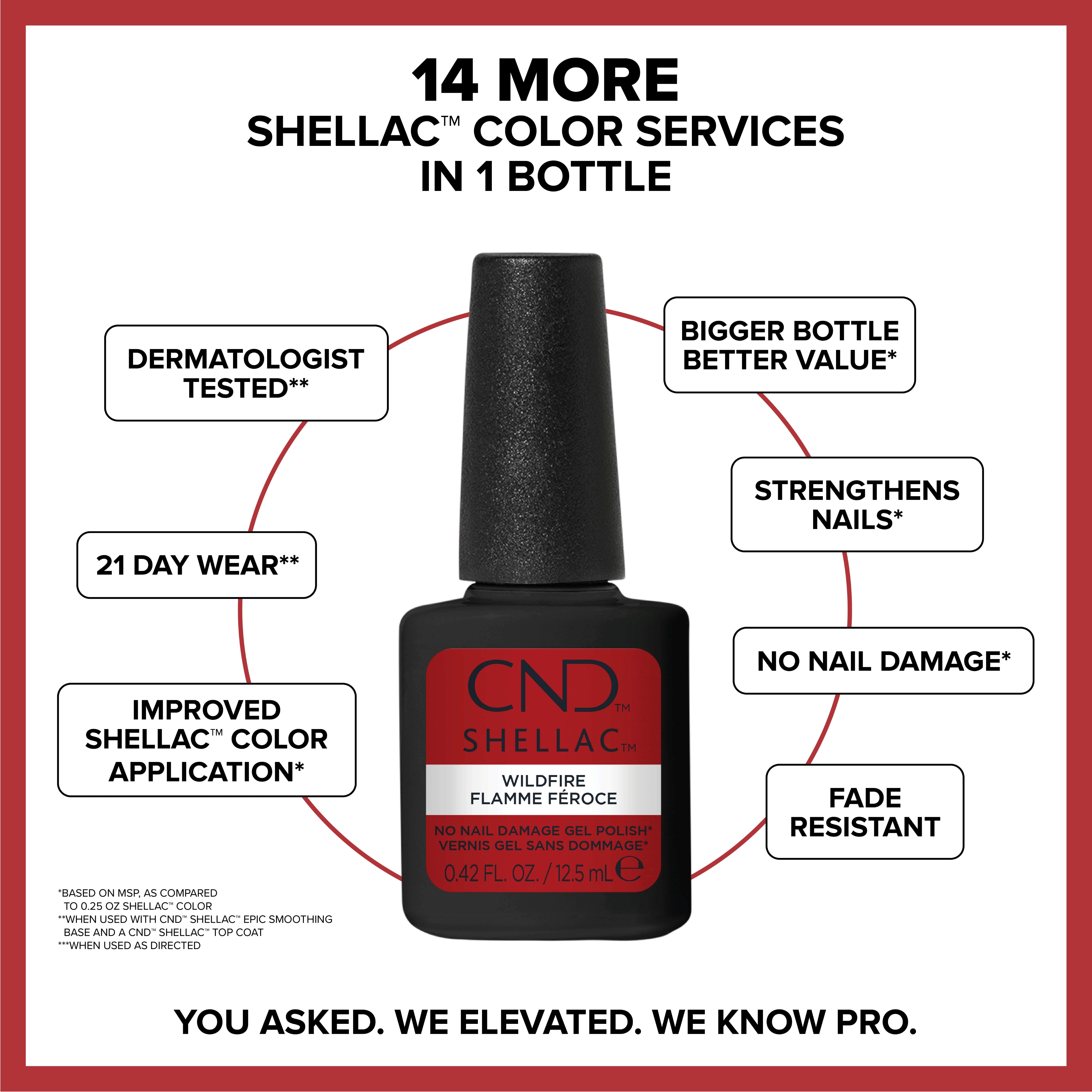 CND Shellac, Wildfire, 0.42 fl oz – Universal Companies