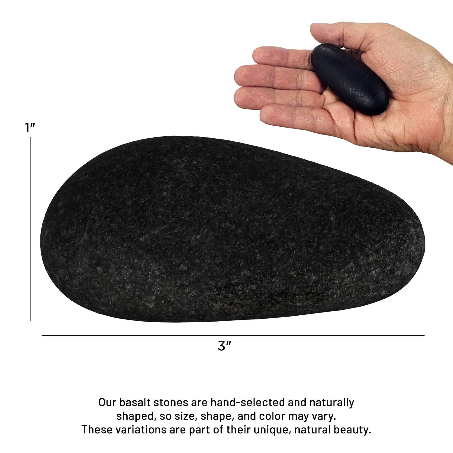 Theratools Basalt Trigger Point Stones, 1 pair