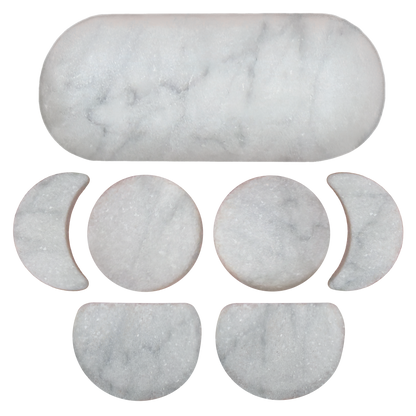 Theratools Marble Facial Starter Set,  7 piece