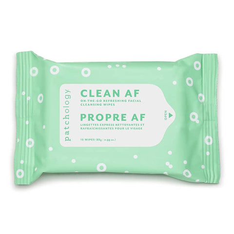 Image of Patchology Clean AF Facial Cleansing Wipes, 15 ct