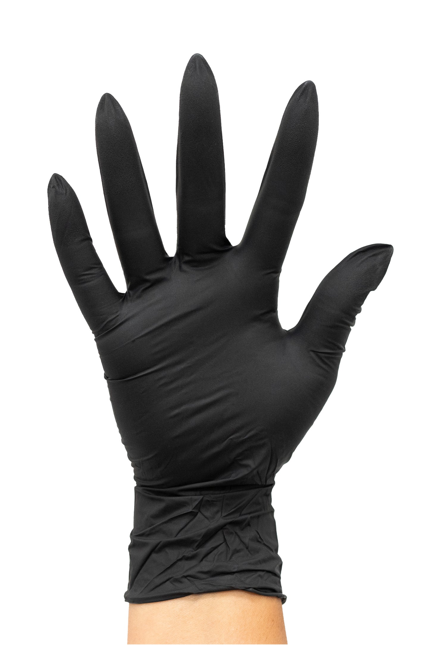 Colortrak Biodegradable Nitrile Gloves, Black, 100 ct