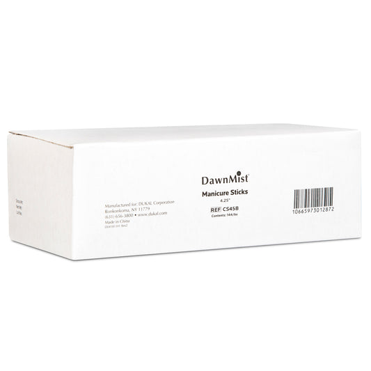 Dukal Wood Manicure Sticks, 4.25", 144 ct