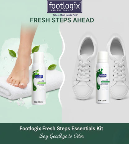 Footlogix Fresh Steps Essentials Kit, 2 Piece