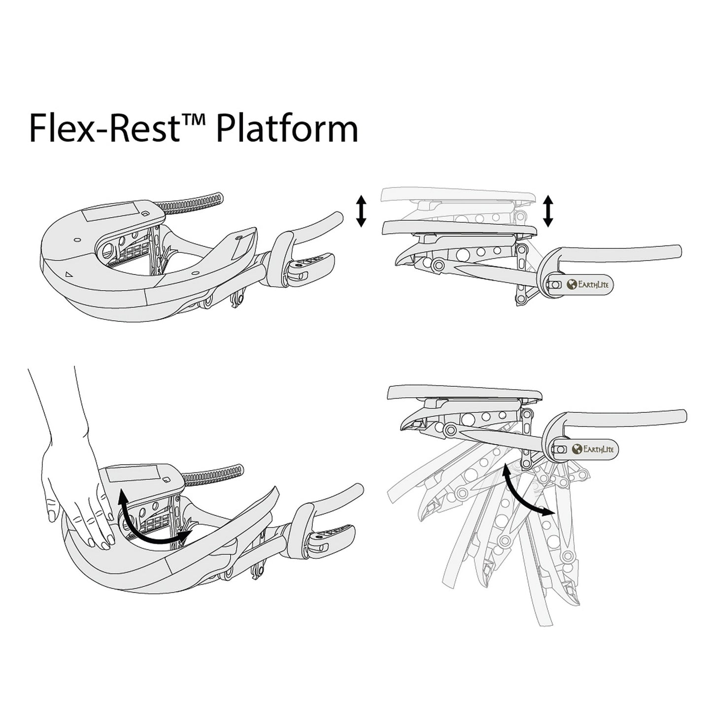Living Earth Crafts Strata FacePillow with Flex-Rest Platform