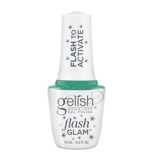 Gelish Flash Glam, Mint To Sparkle, 0.5 fl oz