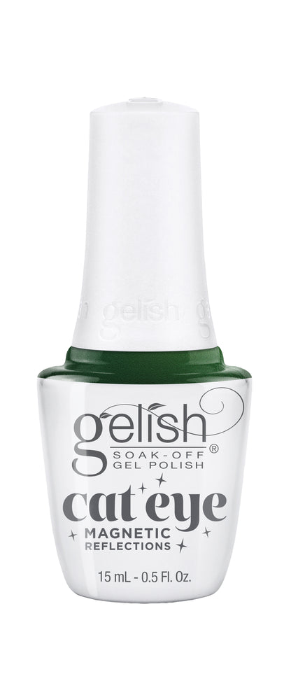 Gelish Cat Eye, Magnetic Reflections, Green Lights Only, 0.5 fl oz