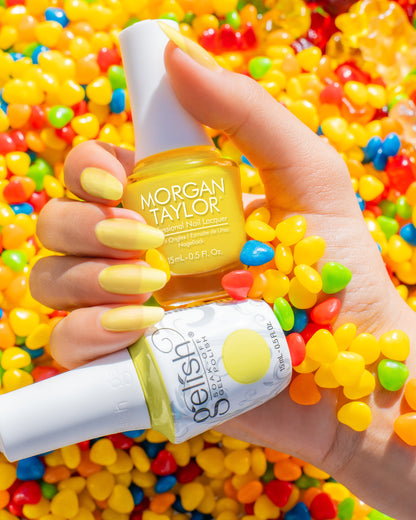 Morgan Taylor Lacquer, Lemon Drop Lush, 0.5 fl oz