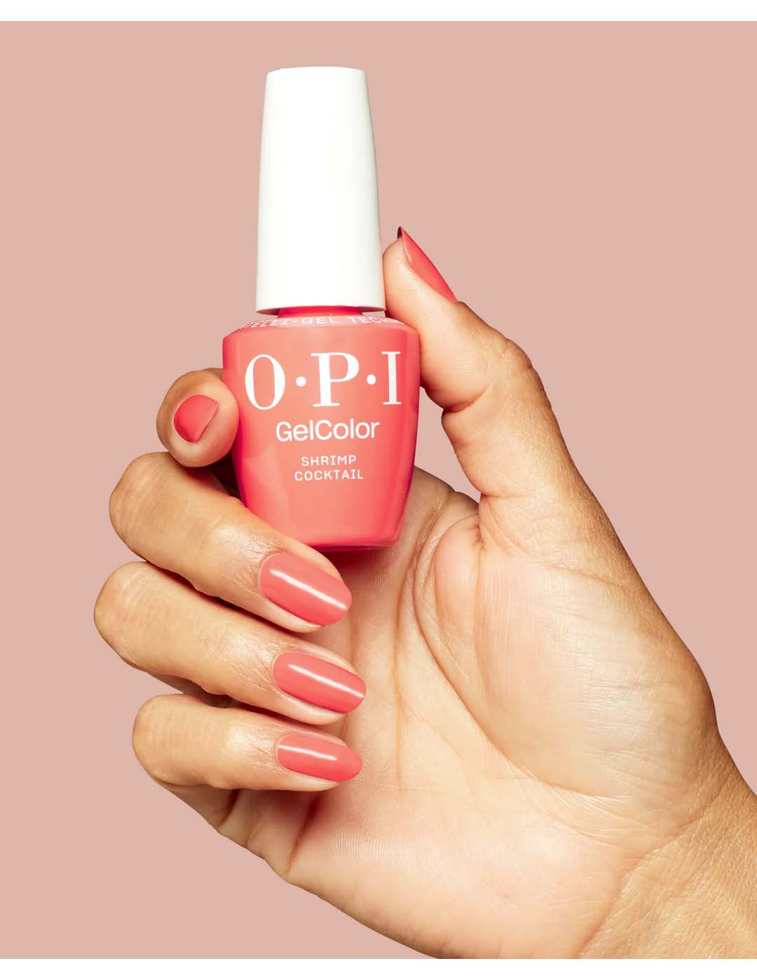 OPI Gel Color, Shrimp Cocktail, 0.5 fl oz