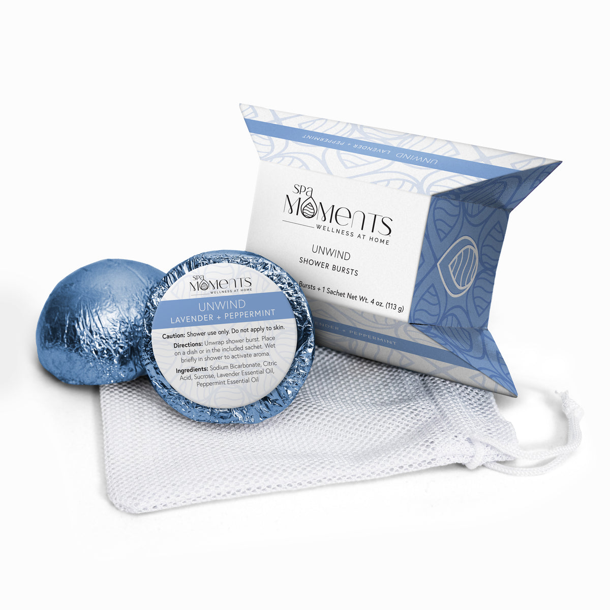 Spa Moments Shower Burst Gift Box, Unwind
