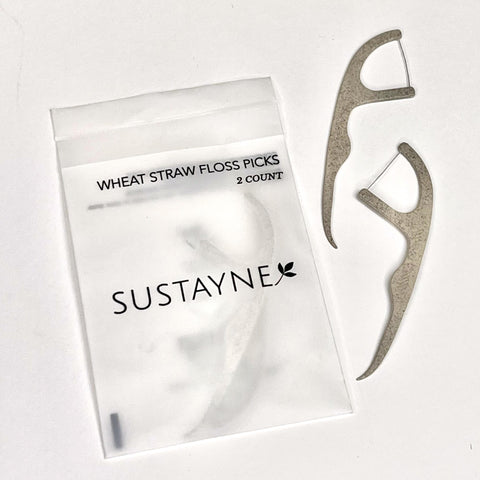 Image of Sustayne Floss Picks, Wheat Straw