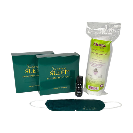 Sensory Sleep Mask Orange Glow Eye Ritual Bundle