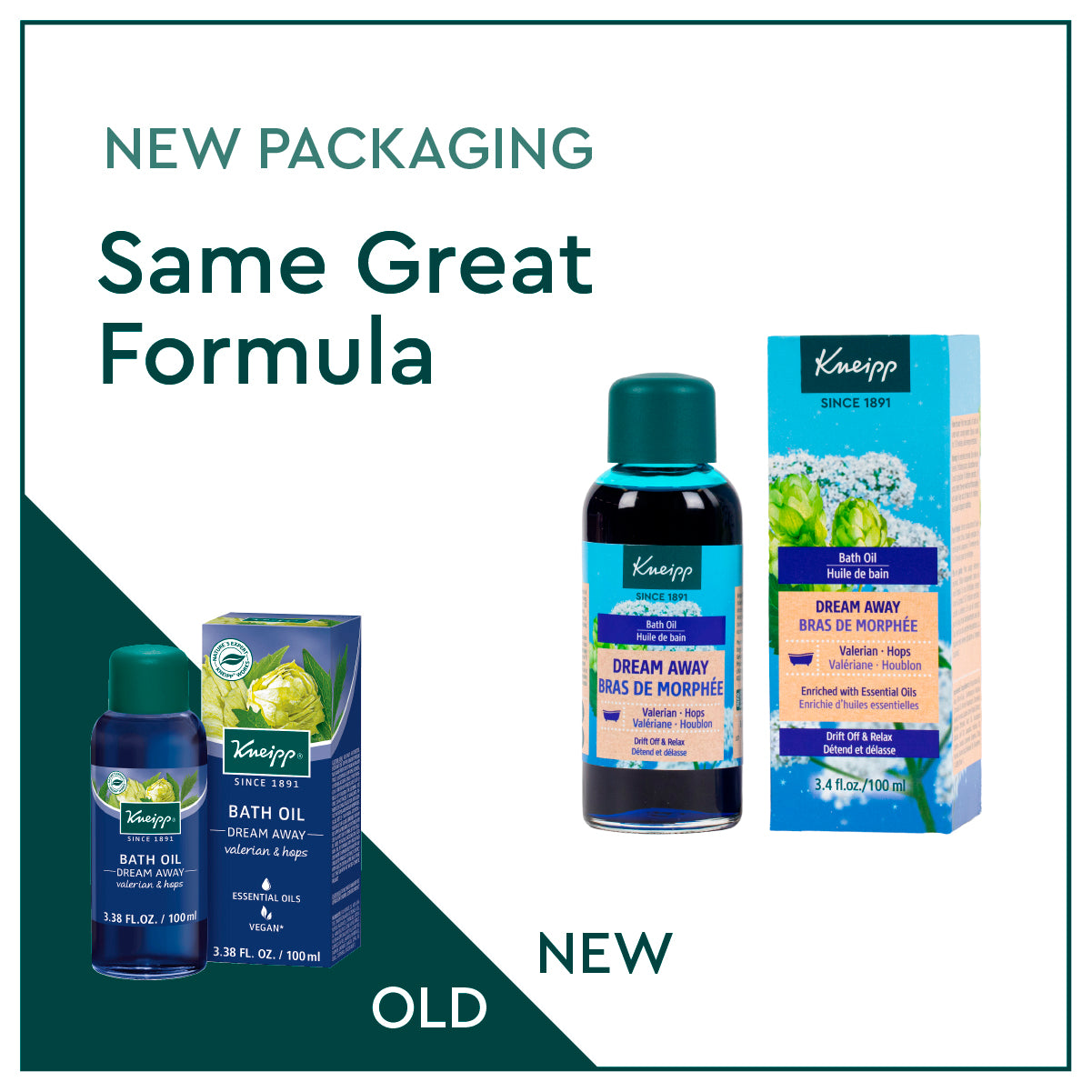 Kneipp Bath Oil, Dream Away Valerian & Hops Universal Companies