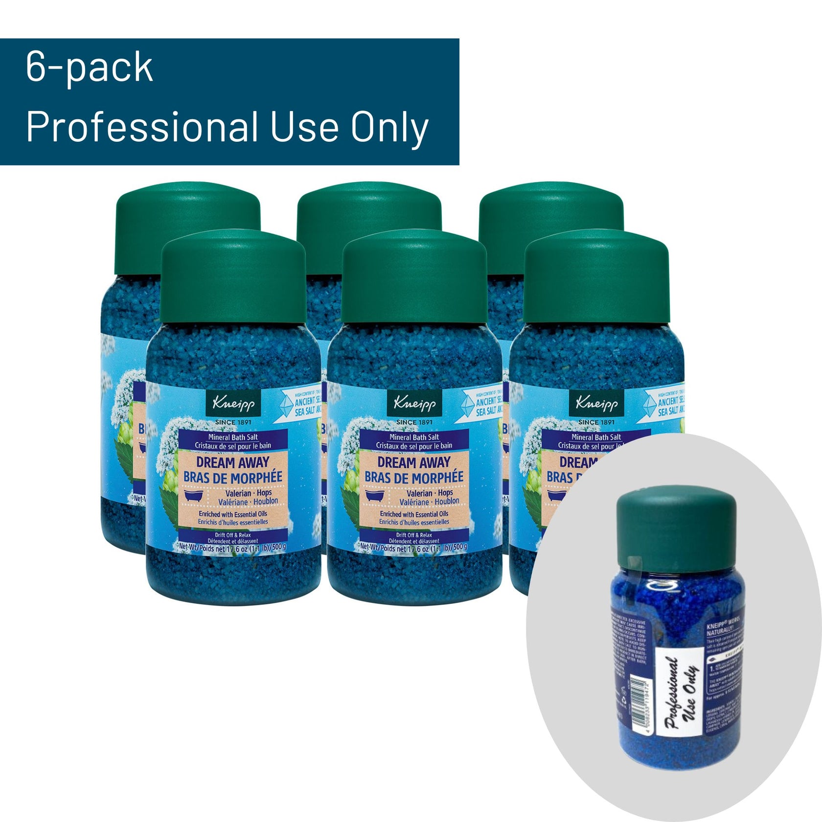 Kneipp Mineral Bath Salt, Dream Away Valerian & Hops Universal Companies