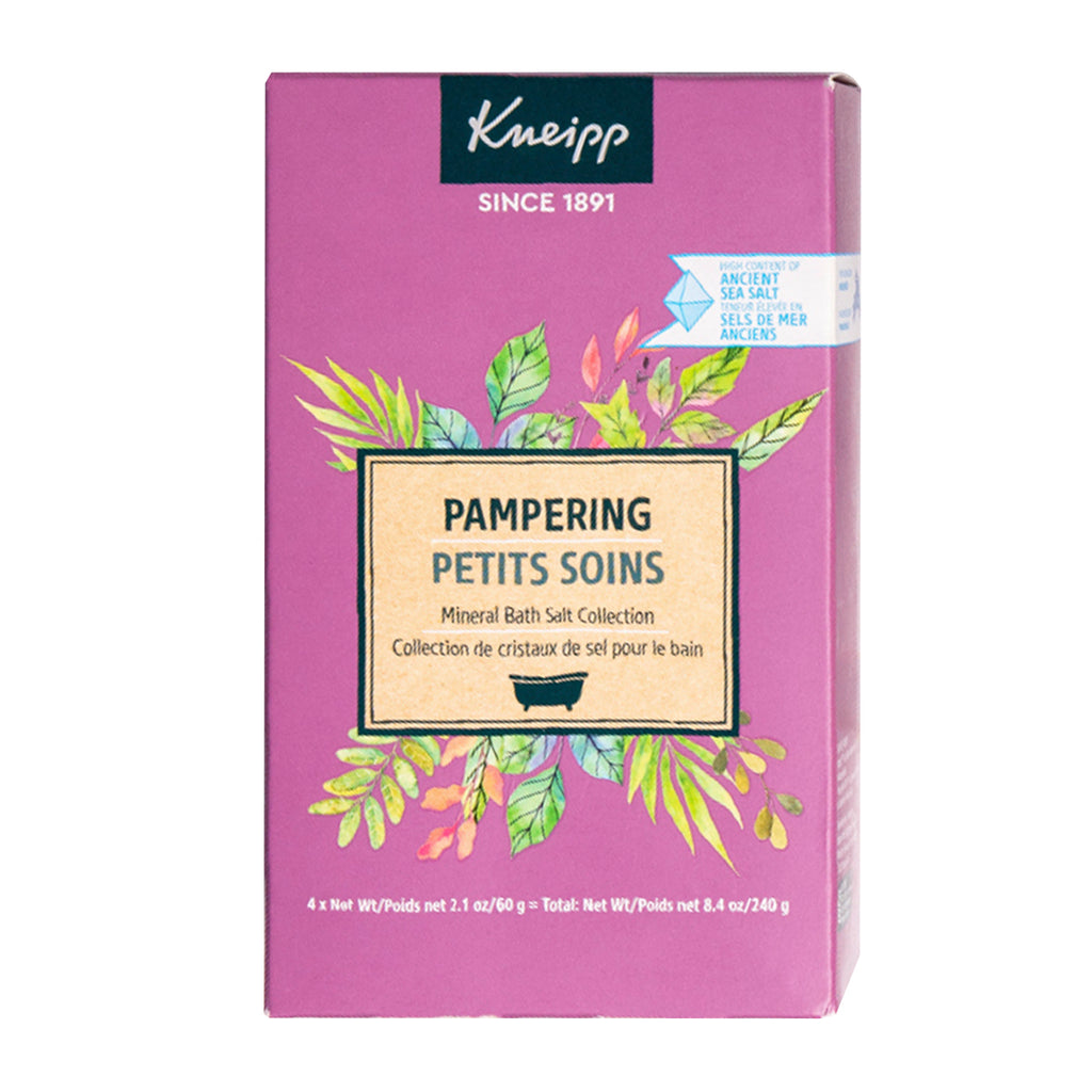 Kneipp Pampering Mineral Bath Salt Set, 4pc