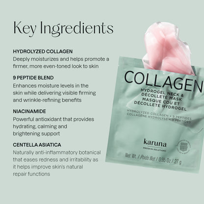 Karuna Collagen Hydrogel Neck & Décolleté Mask