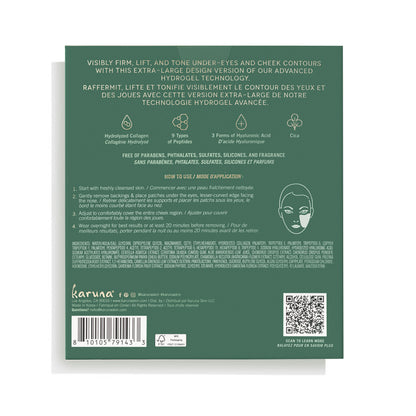 Karuna Collagen Hydrogel Eye + Cheek Contour Patches