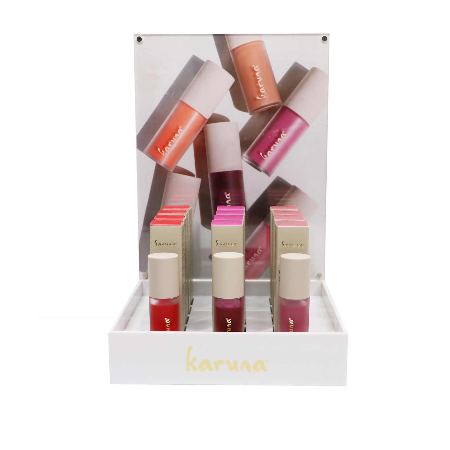 Karuna Tinted Lip Oils Magnetic Display