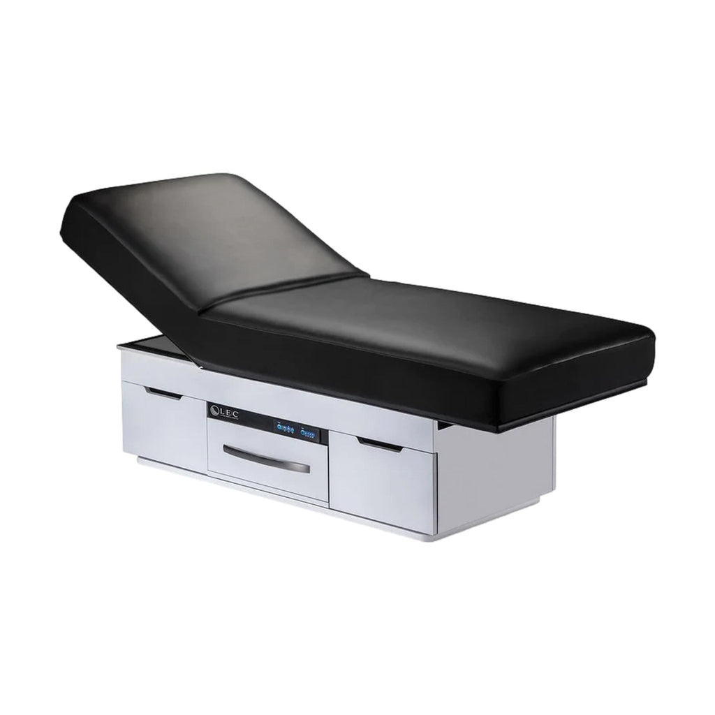 Living Earth Crafts Century City Dual-Pedestal Low-Range Treatment Table with Digital Warming Drawer