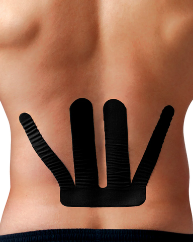 Image of SpiderTech Kinesiology Pre-Cut Lower Back Tape