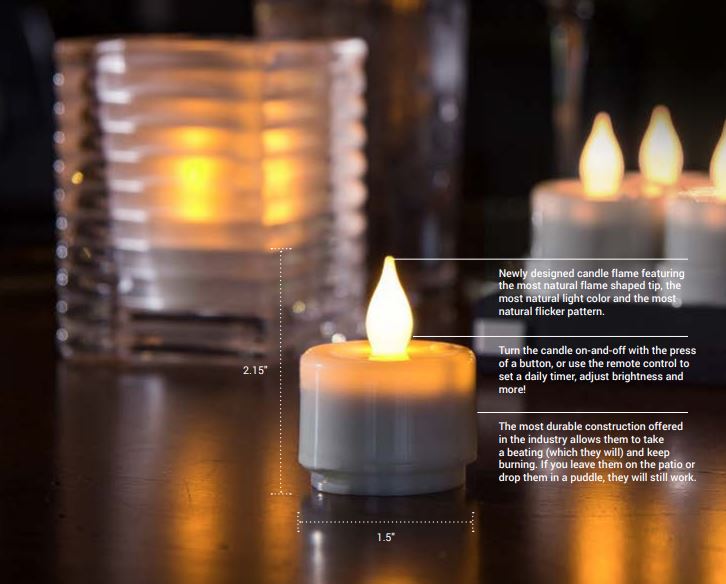 Flameless Candle Natural Lux Series Starter Set – Universal Companies