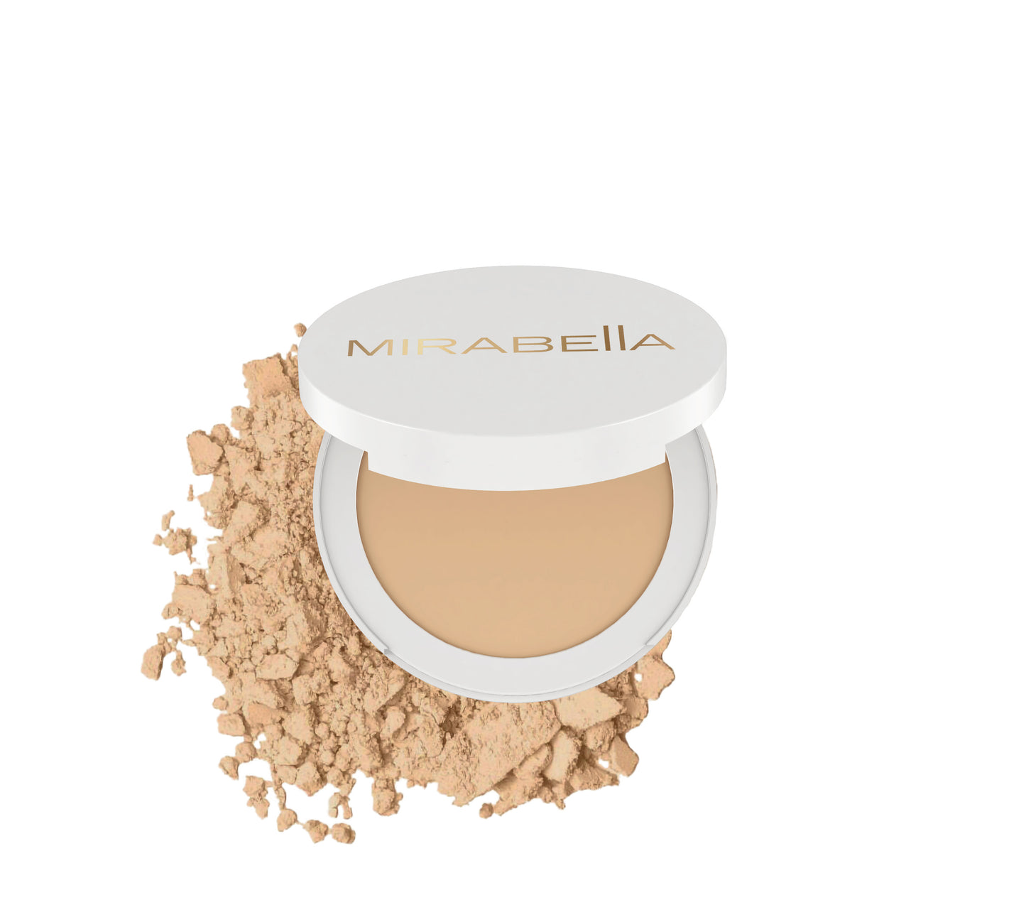 Mirabella Pure Press Invincible for All Powder Foundation, 10 g