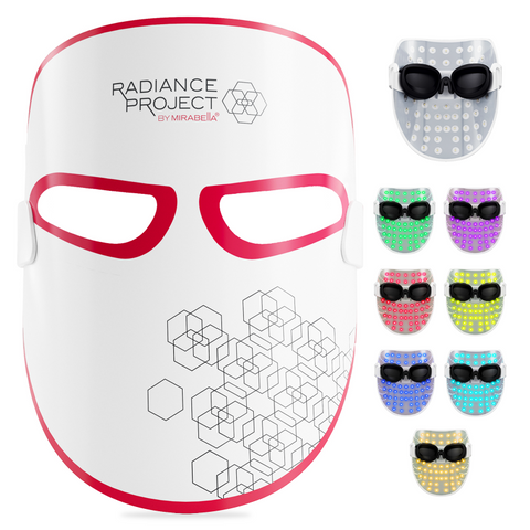 Image of Mirabella Phototherapy 7-Color LED Facial Mask with Near Infrared