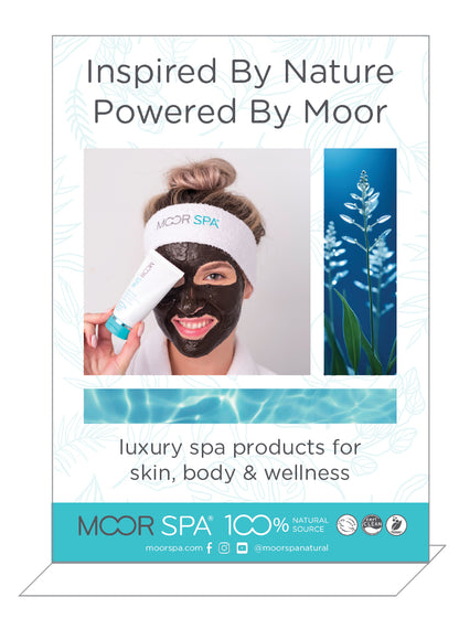 Moor Spa Inspired by Nature Powered by Moor Shelf Talker, 5x7