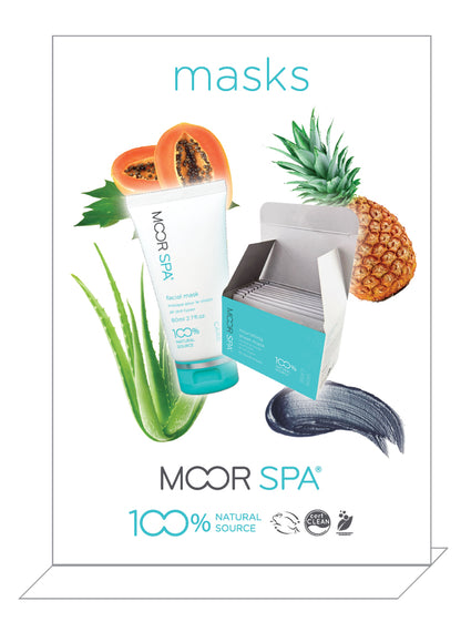 Moor Spa Product Category Display, Masks