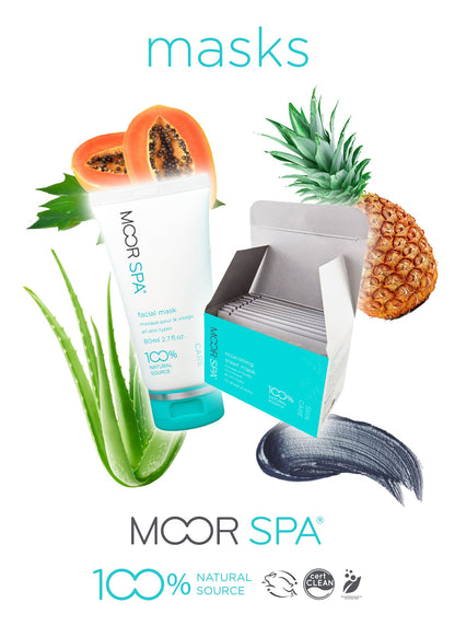 Moor Spa Product Category Display, Masks