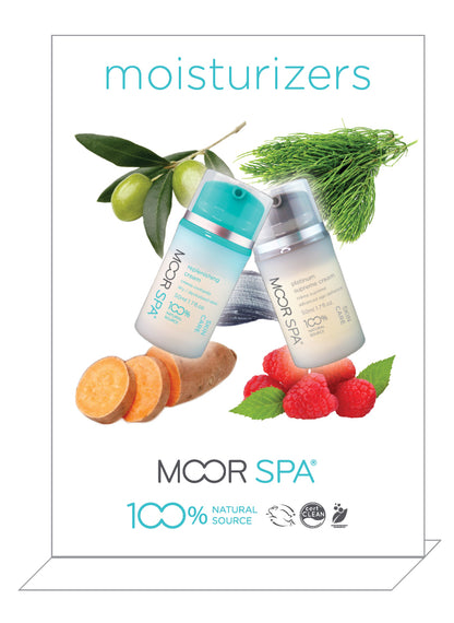 Moor Spa Product Category Display, Moisturizers