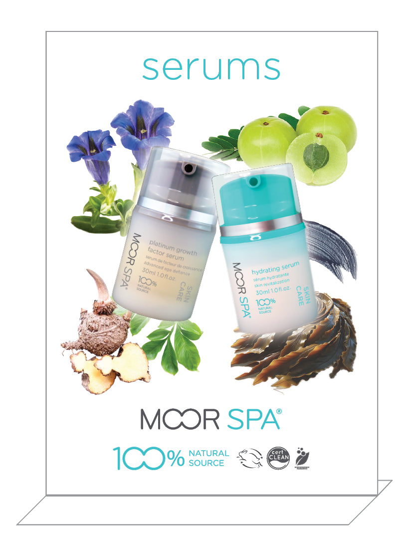 Moor Spa Product Category Display, Serums
