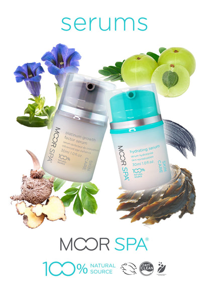 Moor Spa Product Category Display, Serums