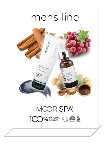 Moor Spa Product Category Display, Men's Line
