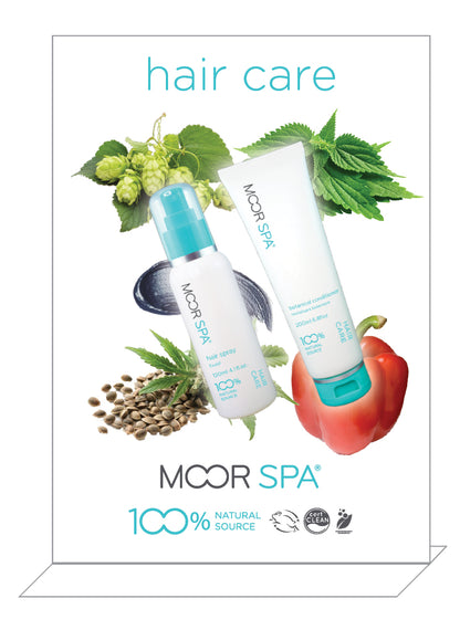 Moor Spa Product Category Display, Hair Care